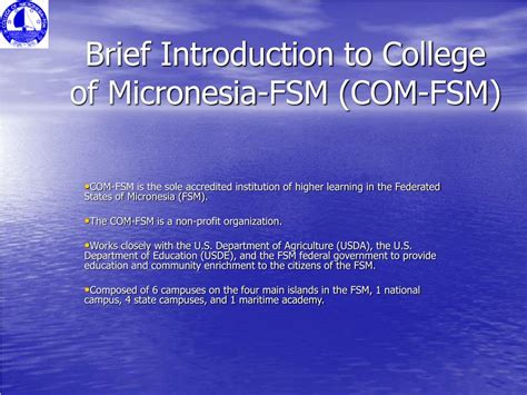 PPT - College of Micronesia – FSM (COM-FSM) PowerPoint Presentation ...