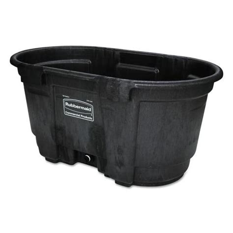 Rubbermaid Commercial Products 100-Gallon Black Polyresin Stock Tank in the Stock Tanks ...