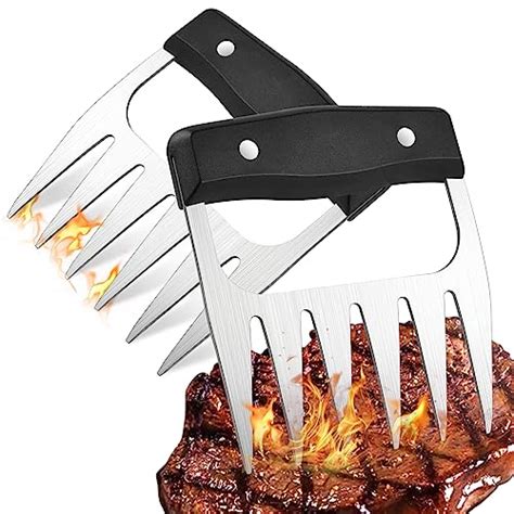 Lot De Griffes D Ours En Acier Inoxydable Pour Barbecue Pour