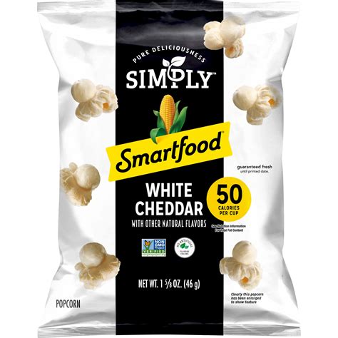 Smartfood Simply White Cheddar Popcorn Smartlabel™