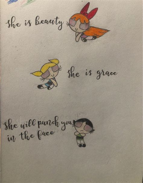 Powerpuff girls drawing