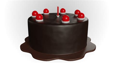 Cake Free 3d Model Blend Free3d