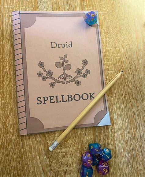 Dnd Druid Bundle Wild Shape Sheets Spell Ability Tracker And