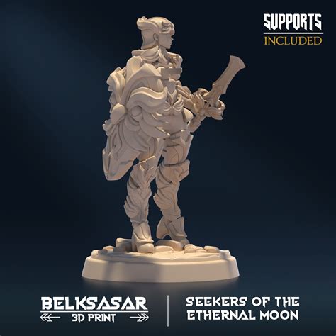 STL File Moon Custodian Vigilant C Nude And Normal D Print Design To