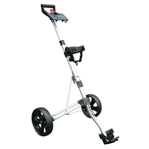 Masters 5 Series Compact 2 Rad Zieh Golf Trolley Silber Golf