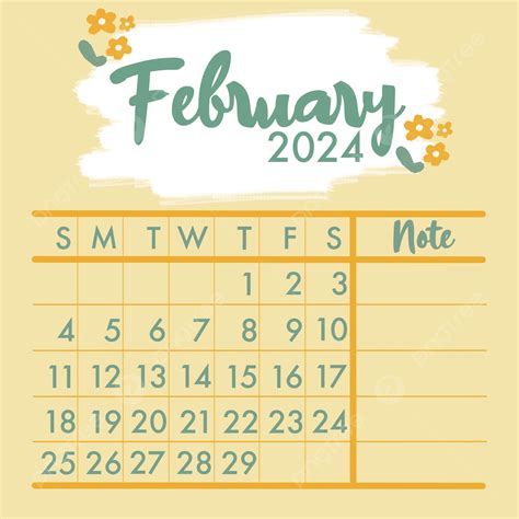 Calendario Febrero Descarga Gratuita De Plantilla En Pngtree