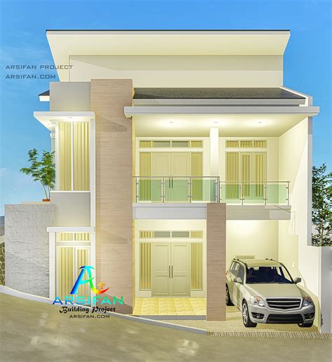 Rumah Hook 2 Lantai Modern Arsifan Project Bangun Renovasi Dan Interior