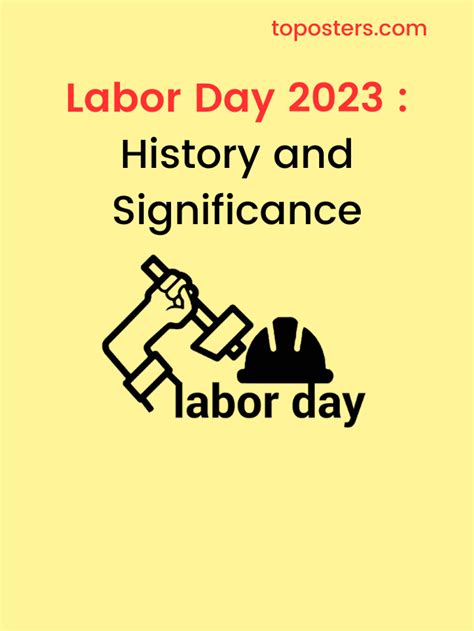 Labor Day 2023 : History, Significance and Theme