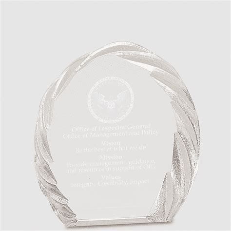 Cyclone Awards Engraving Inc Crystal Ice Abrasive Blasting Lead