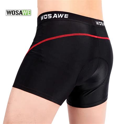 Wosawe Breathable D Gel Padded Cycling Underwear Shorts Mtb Bike