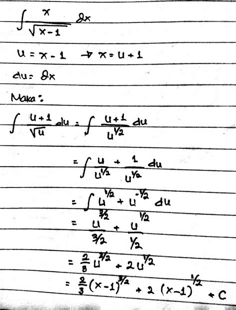 Integral Akar X 2x 3 Dx