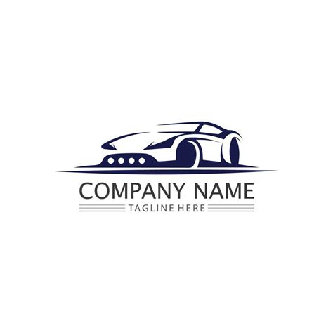 iconos de automóviles y automóviles con logotipo vectorial para