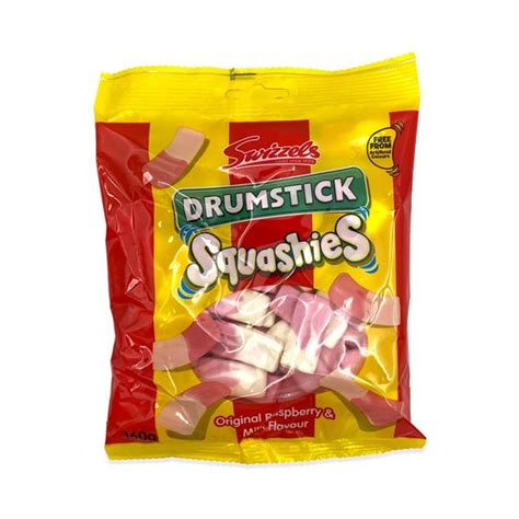 Drumsticks Squashies Original Raspberry & Milk Flavour 160g Swizzels | ALDI.IE