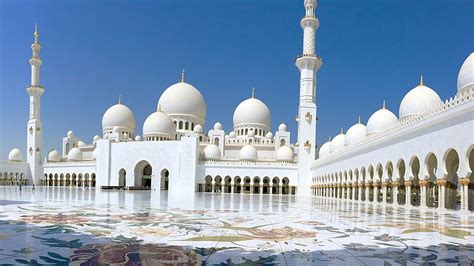 Hd Wallpaper 4k Abu Dhabi Sheikh Zayed Mosque Building Exterior