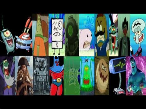 Defeats Of My Favorite Spongebob Squarepants Villains Part 1 Youtube