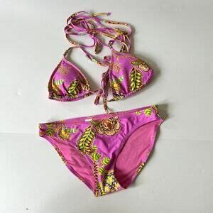 Aerie Swim Nwt Aerie Wrap Boho Floral Bikini Two Piece Swimsuit