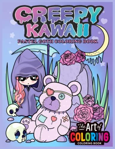 Pastel Goth Cute And Creepy Coloring Book Kawaii And Cute Horror