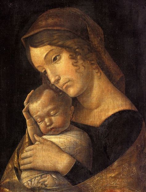 Madonna con il bambino di Andrea Mantegna Producción artística Arte