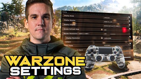 The BEST Controller Graphics SETTINGS For Warzone Warzone