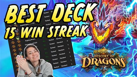 BEST DECK Galakrond Shaman Hearthstone Descent Of Dragons YouTube