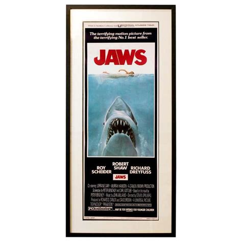 Jaws Original Uk Film Poster 1975 Roger Kastel For Sale At 1stdibs