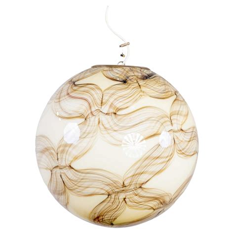 S Italian Murano Glass Globe Ceiling Pendant For Sale At Stdibs