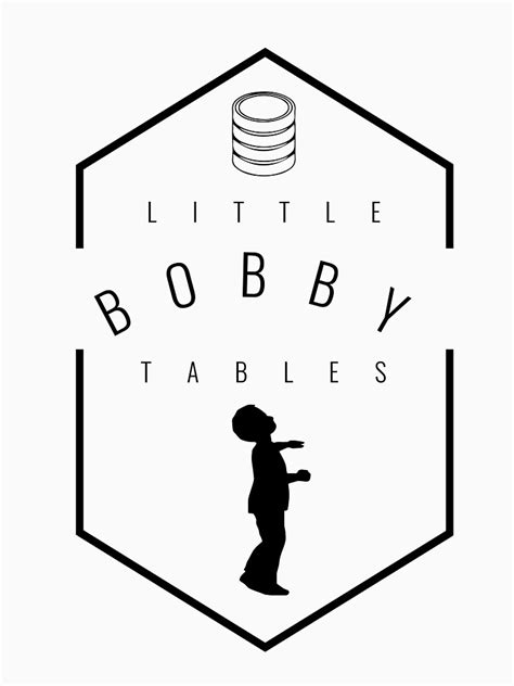 "Little Bobby Tables" T-shirt by lazytoybrain | Redbubble