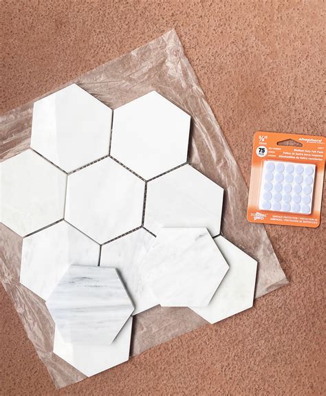 Diy Hexagon Marble Coasters Pop Shop America