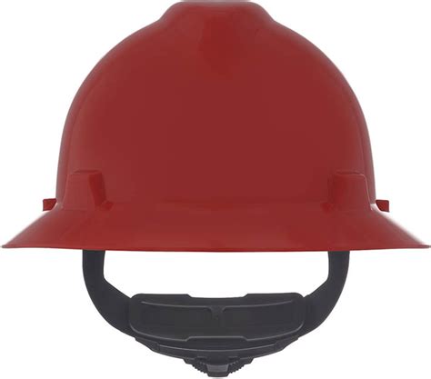 Airgas Msa475371 Msa Red V Gard® Polyethylene Full Brim Hard Hat