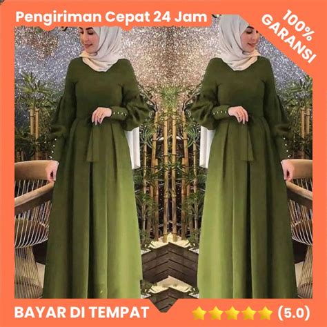 Jual Baju Gamis Wanita Cantik Perempuan Cewek Remaja Dewasa Syari Syar