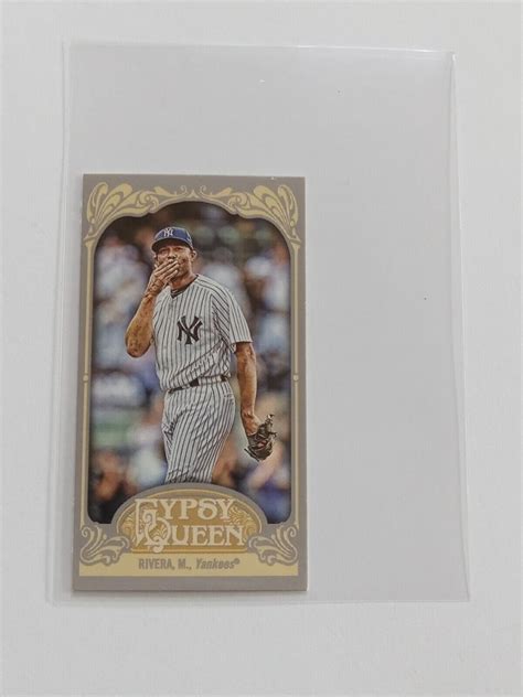 2012 Topps Gypsy Queen Mini Variation 54 Mariano Rivera RARE EBay