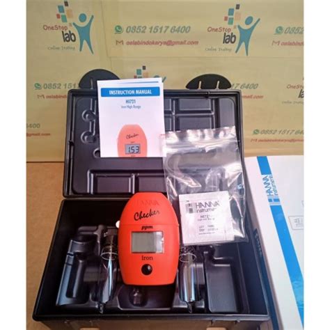 Jual Iron Colorimeter Checker HANNA HI 721 Kab Bekasi OneStop