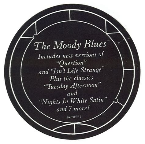 Scans, Reviews and Discussion: The Moody Blues Greatest Hits (1989 ...