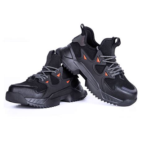 Safety Shoes Men's Lightweight Breathable Steel Toe Shoes Unisex