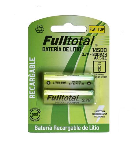 Bateria Recargable De Litio V Mah Por Unidad Netcell