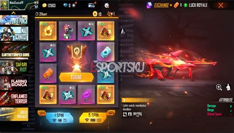 Diskon Royale Spesial Rampage United Free Fire Ff Esportsku