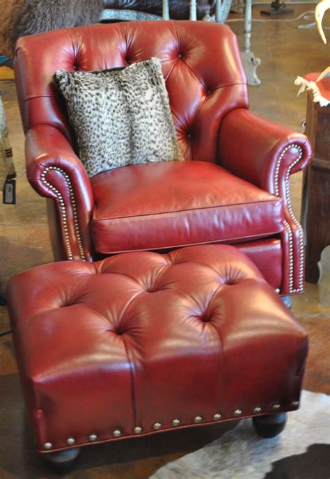 Red Leather Chair Chair Design