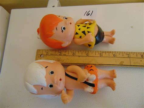 Vintage 6 Pebbles And Bamm Bamm Toys Schmalz Auctions