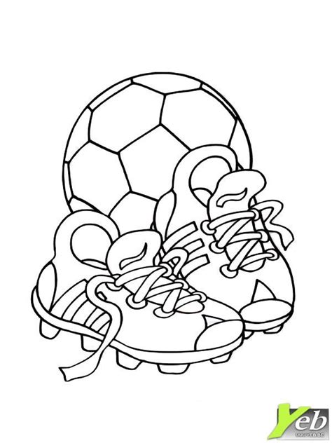 Coloriage Quipement Football Dessin Gratuit Imprimer