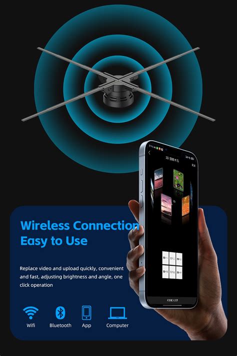 Naked Eye 3D 13 Cylindrical Cabinet Holographic Projector