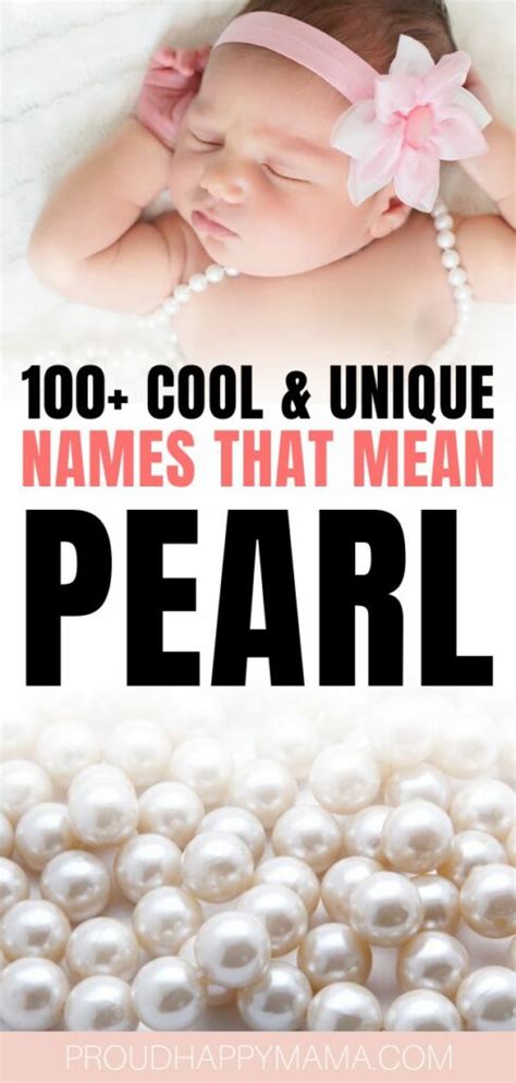 100+ Names That Mean Pearl (Girls & Boys)