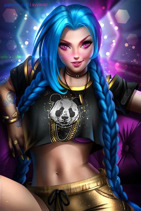 Jinx By Ayyasap League Of Legends Jinx League Of Legends Punk Girl