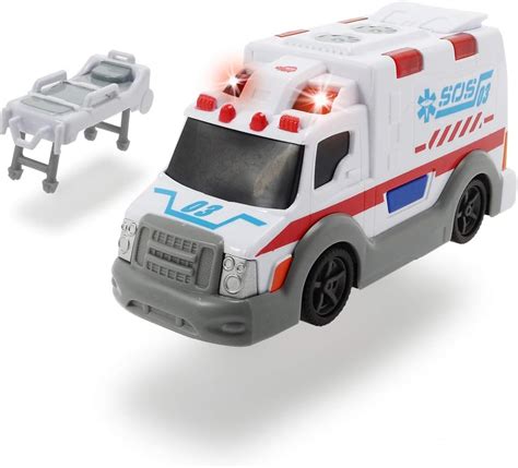 Dickie Toys Action Series Krankenwagen Vehicule Wei