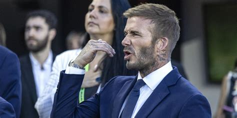 David Beckham D Il Benvenuto Al Nuovo Compagno Di Squadra Di Lionel