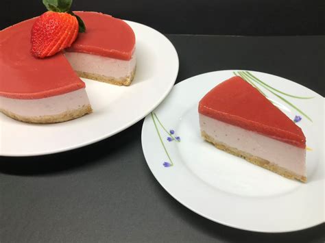 Tarta De Queso Y Fresas Sin Horno Cocinando A Mi Manera