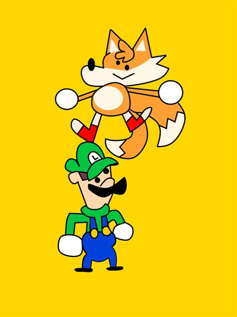 Luigi And Tails by therealluckylucario on DeviantArt