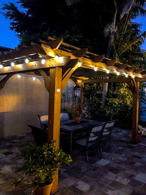 Brightech Ambience Pro Solar Powered Outdoor String Lights Commercial