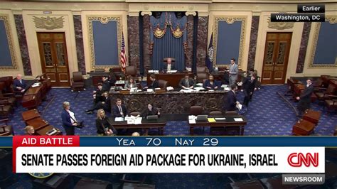 U S Senate Passes Foreign Aid Package For Ukraine Israel Cnn