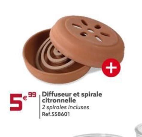 Promo Diffuseur Et Spirale Citronnelle Chez Gifi