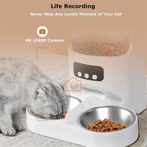 Jual Smart Wifi App Kamera Automatic Pet Feeder Dispenser Makanan